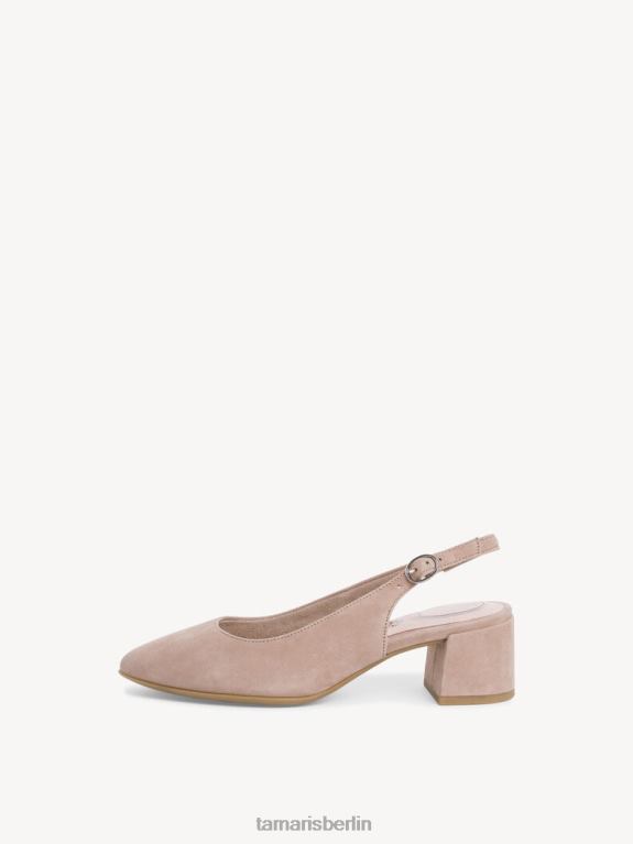 de Tamaris Frauen Leder-Sling-Pumps – Rose 0LHV41521 Schuhe