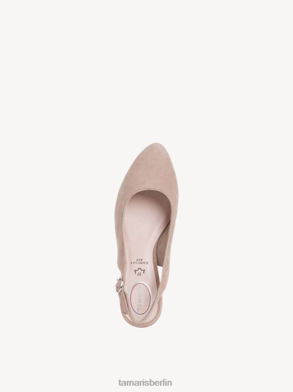 de Tamaris Frauen Leder-Sling-Pumps – Rose 0LHV41521 Schuhe