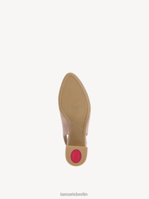 de Tamaris Frauen Leder-Sling-Pumps – Rose 0LHV41521 Schuhe