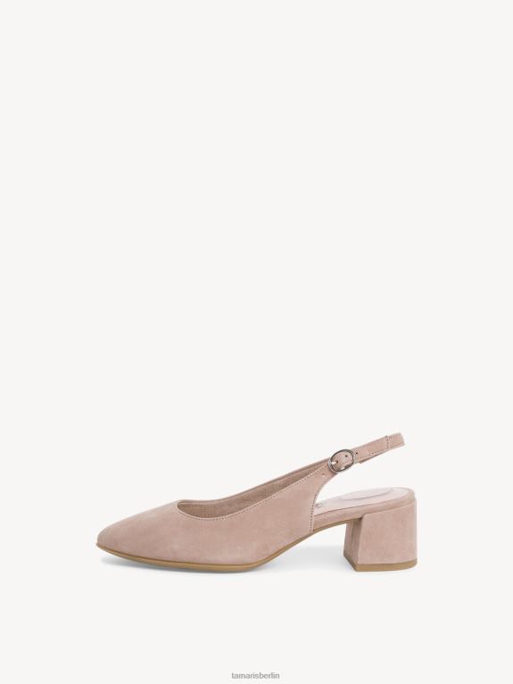 de Tamaris Frauen Leder-Sling-Pumps – Rose 0LHV41521 Schuhe