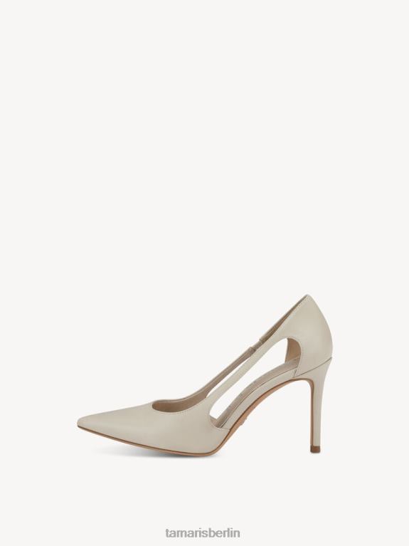 de Tamaris Frauen Lederpumps - Beige/Elfenbein 0LHV4159 Schuhe