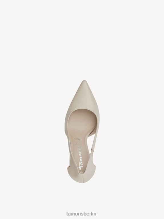 de Tamaris Frauen Lederpumps - Beige/Elfenbein 0LHV4159 Schuhe