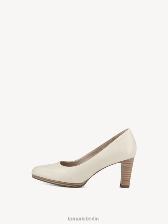 de Tamaris Frauen Lederpumps - Beige/Elfenbein 0LHV42300 Schuhe