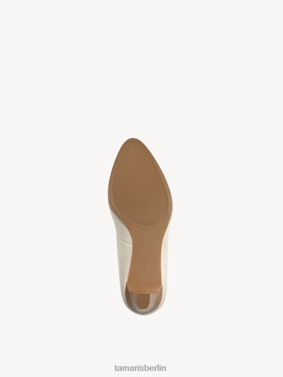 de Tamaris Frauen Lederpumps - Beige/Elfenbein 0LHV42300 Schuhe