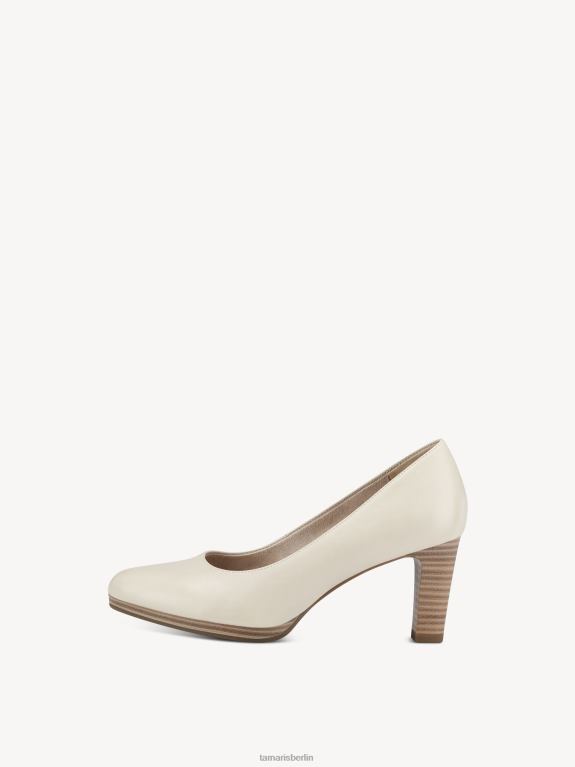 de Tamaris Frauen Lederpumps - Beige/Elfenbein 0LHV42300 Schuhe