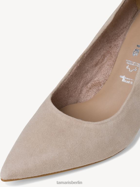 de Tamaris Frauen Lederpumps - Beige/Elfenbein 0LHV4494 Schuhe