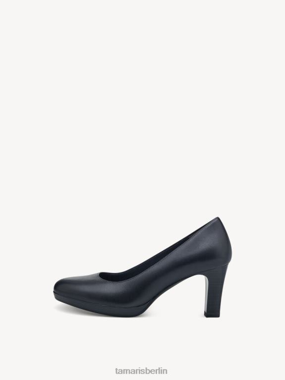 de Tamaris Frauen Lederpumps - Blau/Marine 0LHV41645 Schuhe
