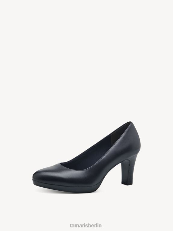 de Tamaris Frauen Lederpumps - Blau/Marine 0LHV41645 Schuhe