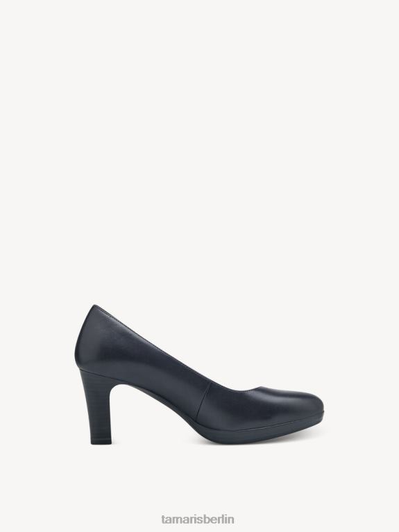 de Tamaris Frauen Lederpumps - Blau/Marine 0LHV41645 Schuhe