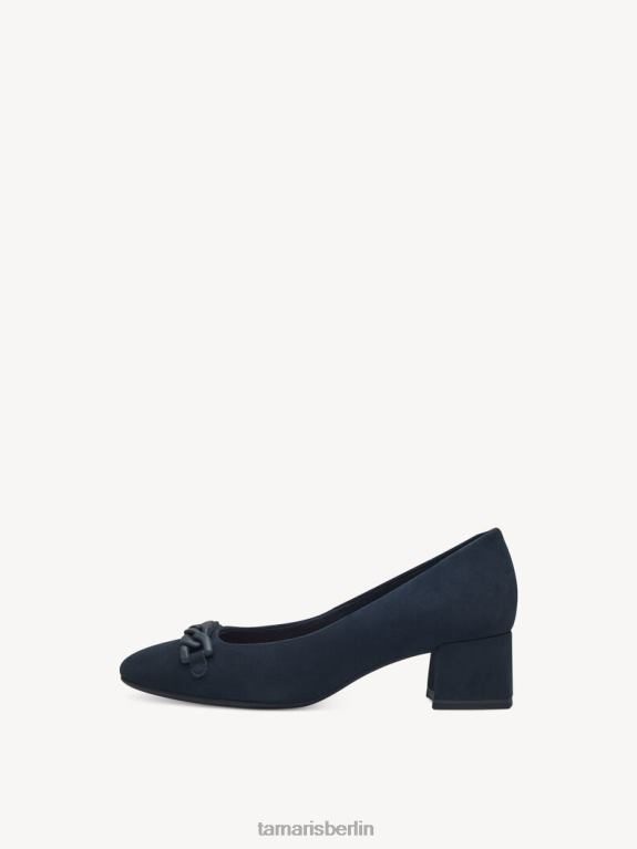 de Tamaris Frauen Lederpumps - Blau/Marine 0LHV42118 Schuhe