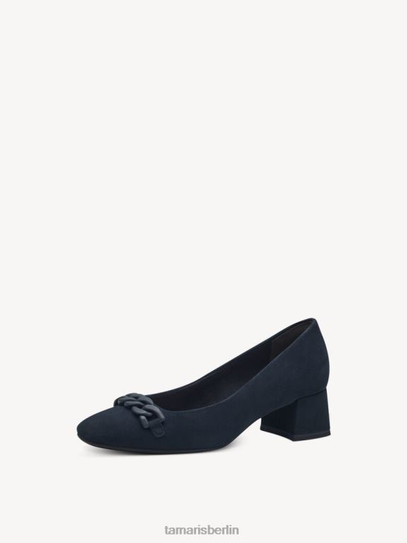 de Tamaris Frauen Lederpumps - Blau/Marine 0LHV42118 Schuhe