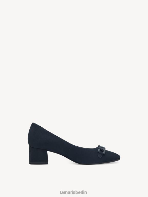 de Tamaris Frauen Lederpumps - Blau/Marine 0LHV42118 Schuhe