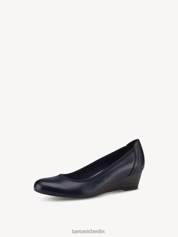 de Tamaris Frauen Lederpumps - Blau/Marine 0LHV4901 Schuhe
