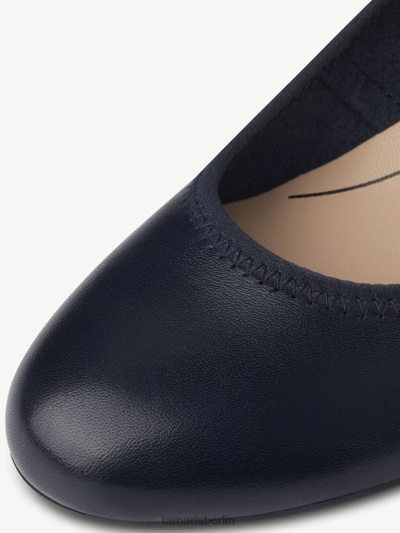 de Tamaris Frauen Lederpumps - Blau/Marine 0LHV4901 Schuhe