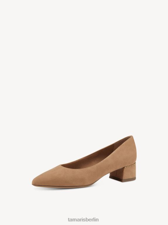 de Tamaris Frauen Lederpumps - Braun/Camel 0LHV41946 Schuhe
