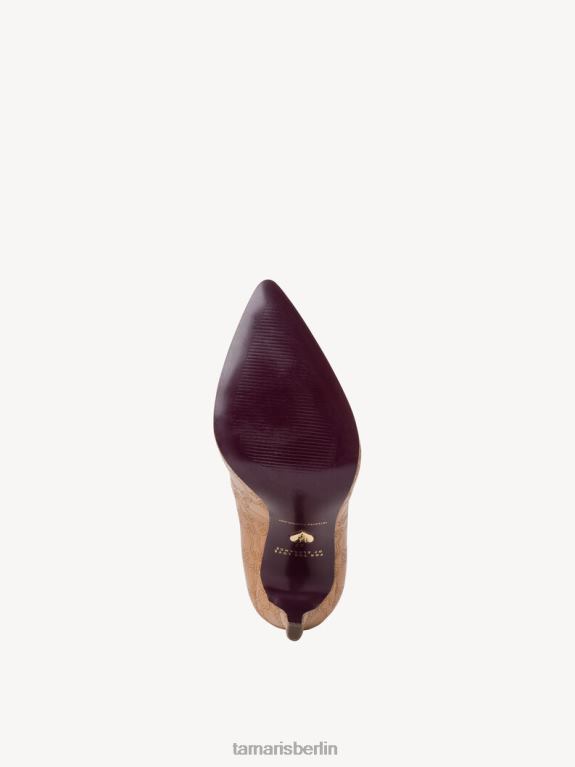 de Tamaris Frauen Lederpumps - Braun/Kamelstruktur. 0LHV42213 Schuhe