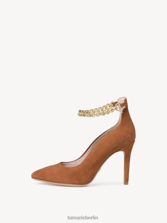 de Tamaris Frauen Lederpumps - Braun/Muskat 0LHV42329 Schuhe