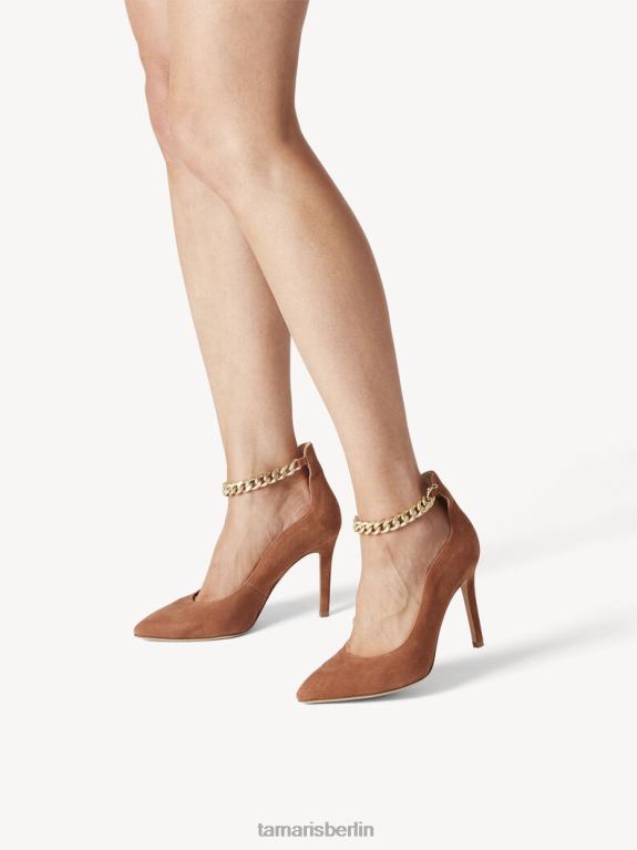 de Tamaris Frauen Lederpumps - Braun/Muskat 0LHV42329 Schuhe