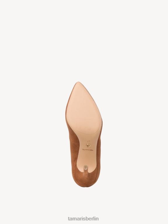 de Tamaris Frauen Lederpumps - Braun/Muskat 0LHV42329 Schuhe