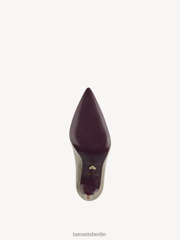 de Tamaris Frauen Lederpumps – Metallic/Hellgold 0LHV4439 Schuhe