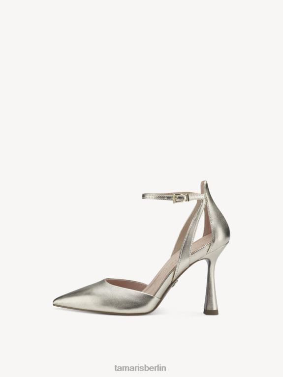 de Tamaris Frauen Lederpumps – Metallic/Hellgold 0LHV4657 Schuhe