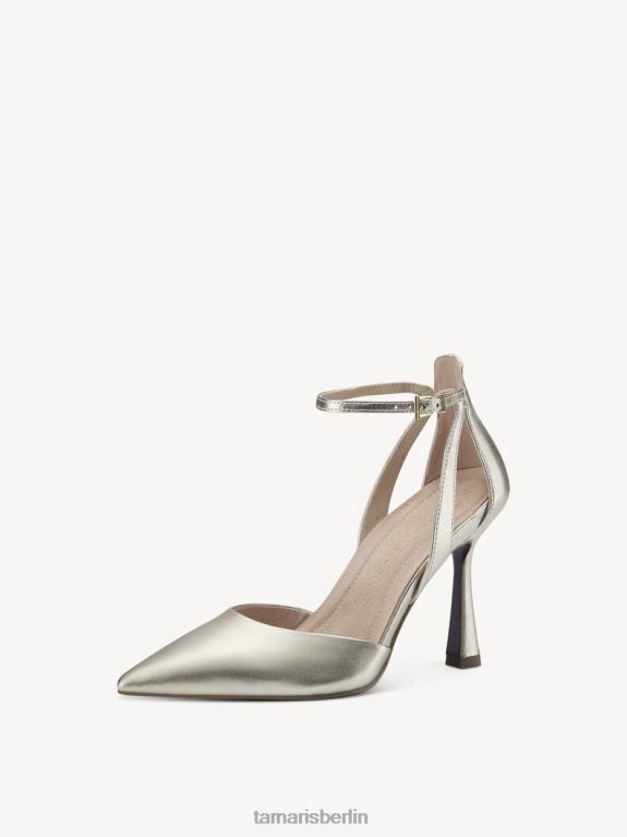 de Tamaris Frauen Lederpumps – Metallic/Hellgold 0LHV4657 Schuhe
