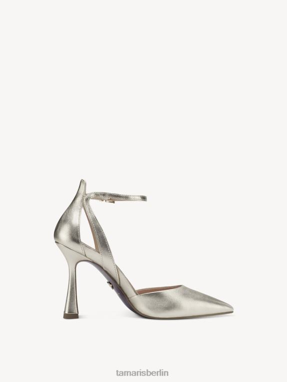 de Tamaris Frauen Lederpumps – Metallic/Hellgold 0LHV4657 Schuhe