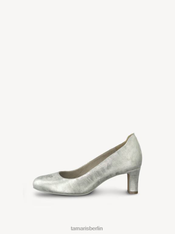 de Tamaris Frauen Lederpumps – Metallic/Wolkgold 0LHV41189 Schuhe