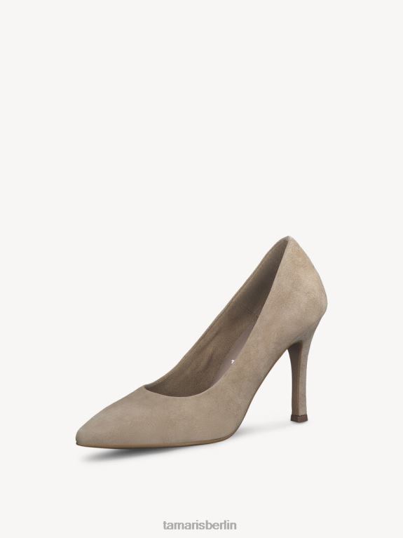 de Tamaris Frauen Lederpumps - braun/taupe 0LHV42003 Schuhe