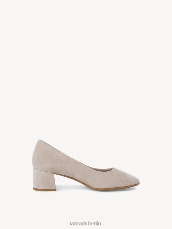 de Tamaris Frauen Lederpumps – braunes/taupefarbenes Wildleder 0LHV41298 Schuhe