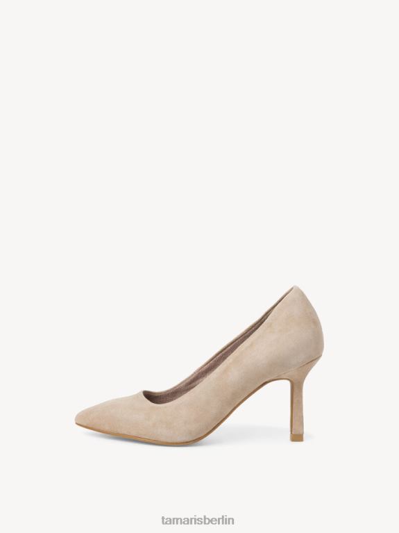 de Tamaris Frauen Lederpumps – braunes/taupefarbenes Wildleder 0LHV42112 Schuhe