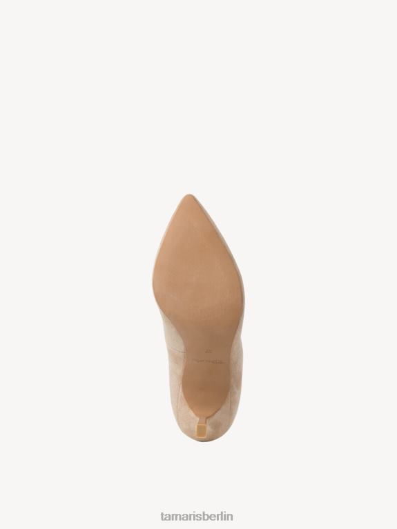 de Tamaris Frauen Lederpumps – braunes/taupefarbenes Wildleder 0LHV42112 Schuhe