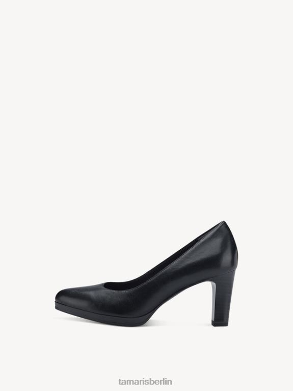 de Tamaris Frauen Lederpumps - schwarz 0LHV41601 Schuhe
