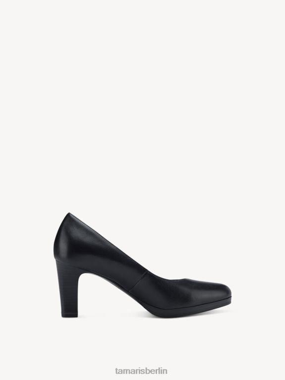 de Tamaris Frauen Lederpumps - schwarz 0LHV41601 Schuhe