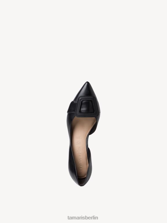 de Tamaris Frauen Lederpumps - schwarz 0LHV42294 Schuhe