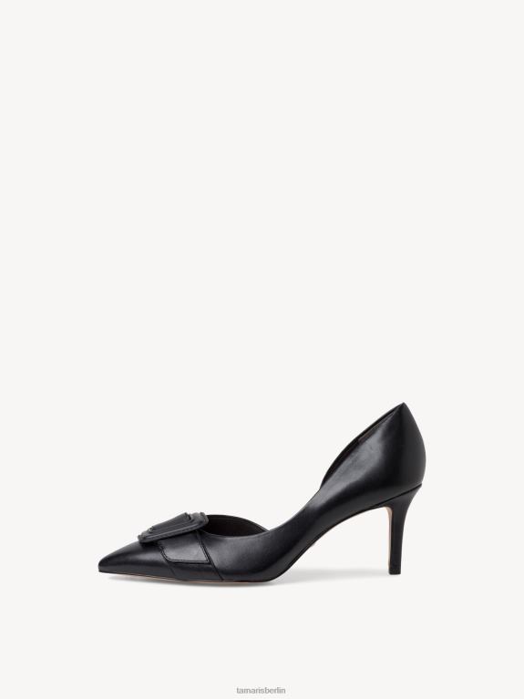 de Tamaris Frauen Lederpumps - schwarz 0LHV42294 Schuhe