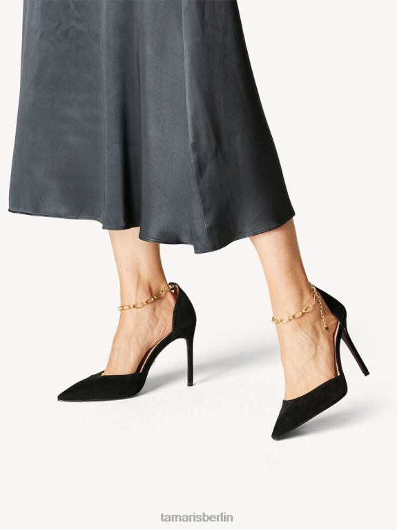 de Tamaris Frauen Lederpumps - schwarz 0LHV4452 Schuhe