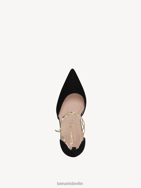 de Tamaris Frauen Lederpumps - schwarz 0LHV4452 Schuhe