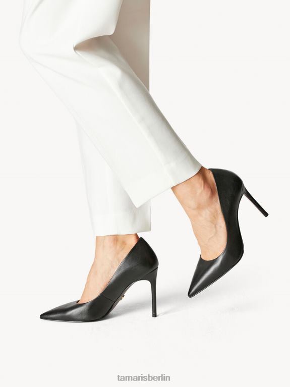de Tamaris Frauen Lederpumps - schwarz 0LHV4496 Schuhe