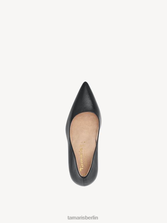 de Tamaris Frauen Lederpumps - schwarz 0LHV4496 Schuhe