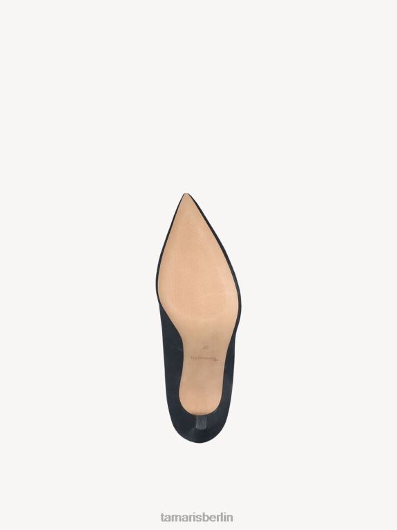 de Tamaris Frauen Lederpumps - schwarz/schwarzes Leder 0LHV41239 Schuhe