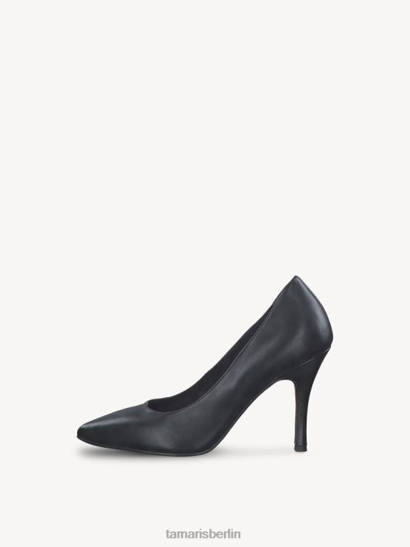 de Tamaris Frauen Lederpumps - schwarz/schwarzes Leder 0LHV41668 Schuhe
