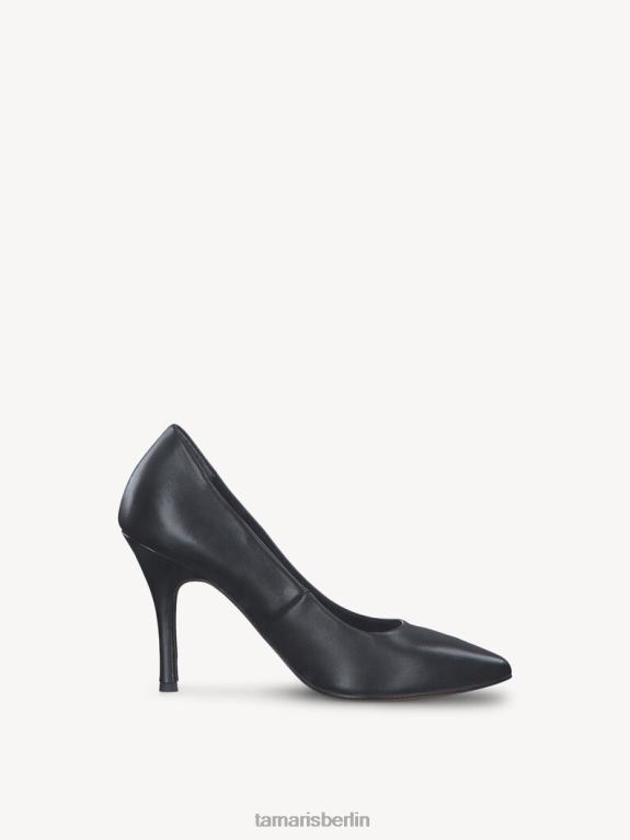 de Tamaris Frauen Lederpumps - schwarz/schwarzes Leder 0LHV41668 Schuhe