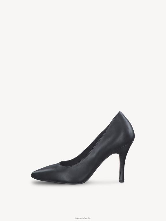 de Tamaris Frauen Lederpumps - schwarz/schwarzes Leder 0LHV41668 Schuhe