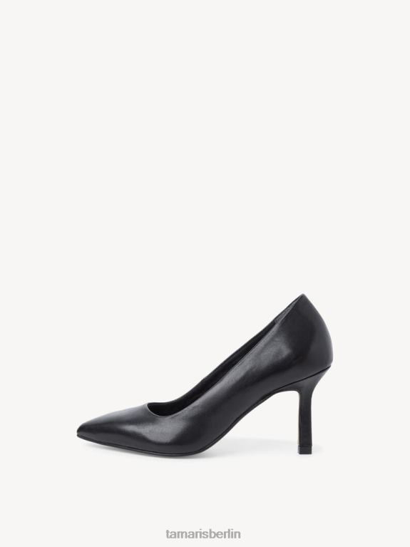 de Tamaris Frauen Lederpumps - schwarz/schwarzes Leder 0LHV42072 Schuhe