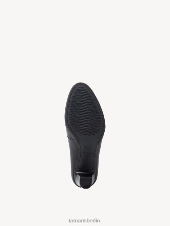 de Tamaris Frauen Lederpumps - schwarz/schwarzes Leder 0LHV42191 Schuhe