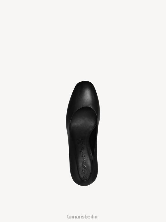 de Tamaris Frauen Lederpumps - schwarz/schwarzes Leder 0LHV4255 Schuhe