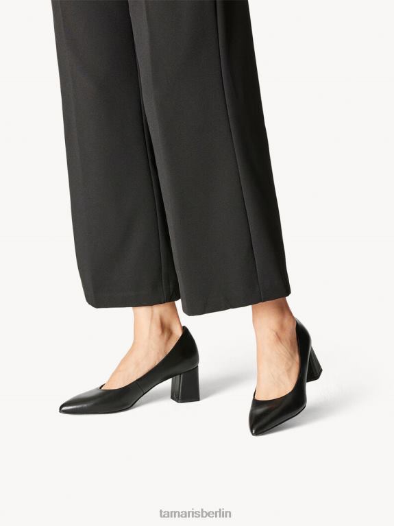 de Tamaris Frauen Lederpumps - schwarz/schwarzes Leder 0LHV4944 Schuhe