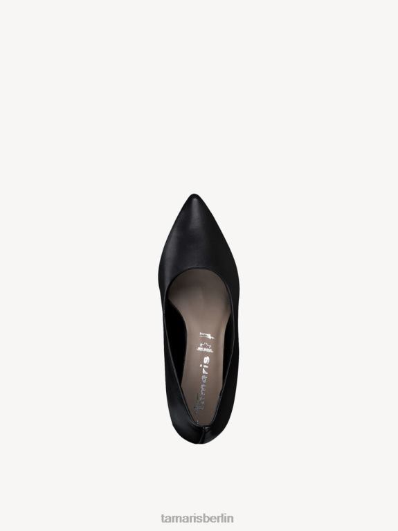 de Tamaris Frauen Lederpumps - schwarz/schwarzes Leder 0LHV4944 Schuhe
