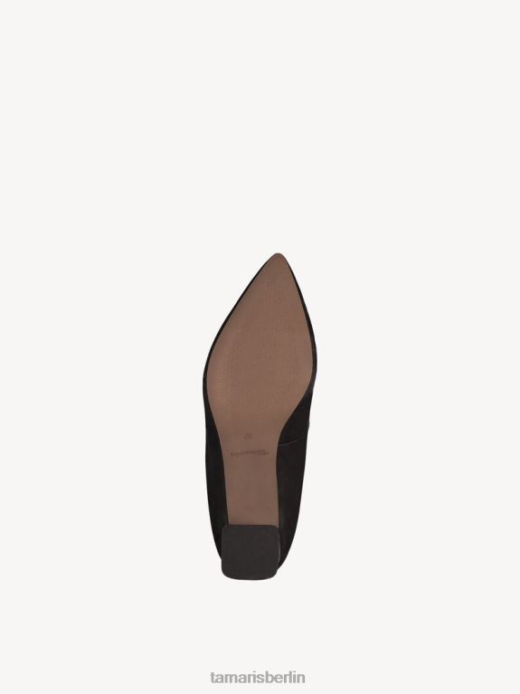 de Tamaris Frauen Lederpumps - schwarz/schwarzes Leder 0LHV4944 Schuhe